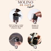 Molino de café manual